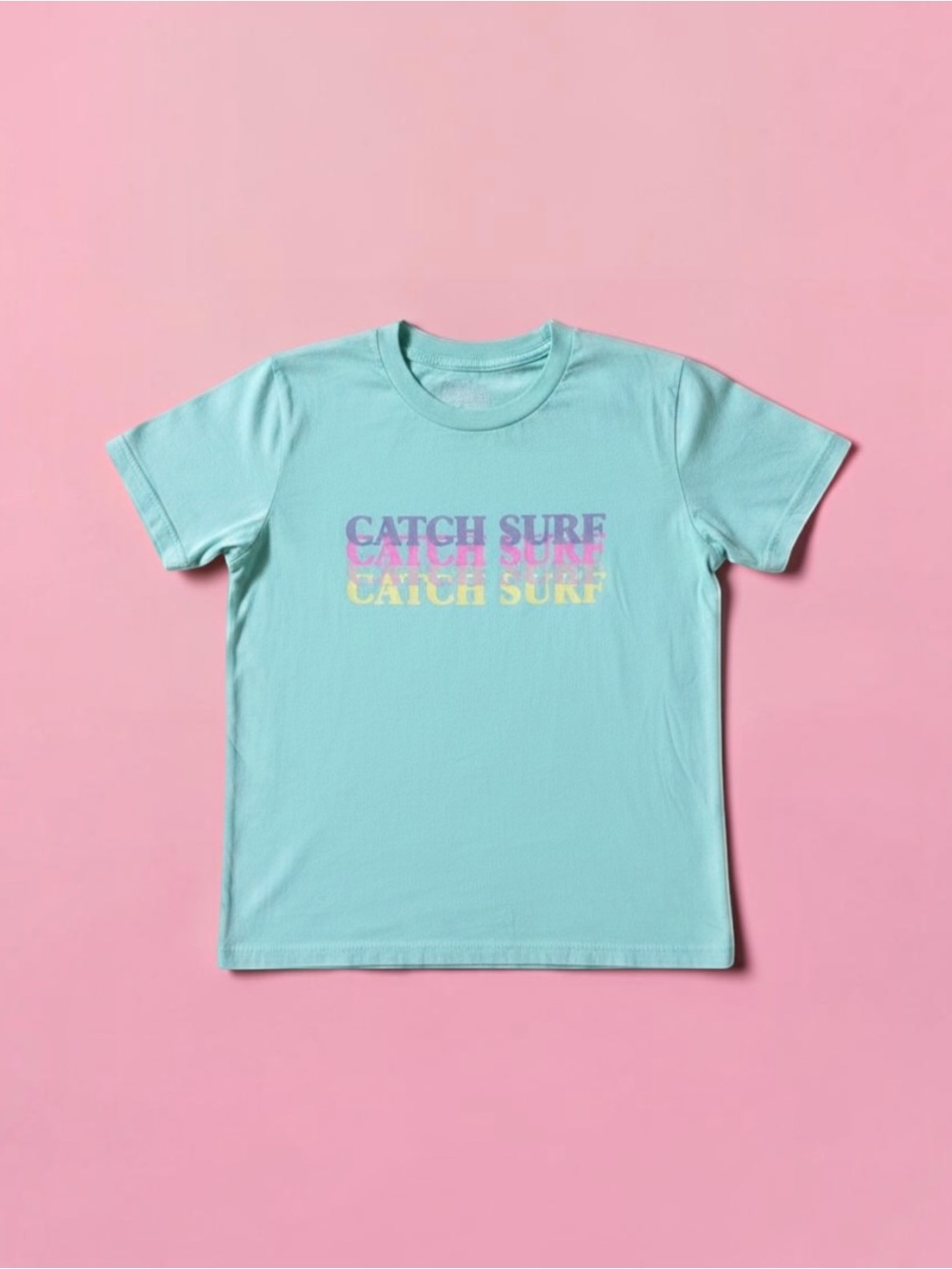 Vintage Style “Catch Surf” Mint Tee